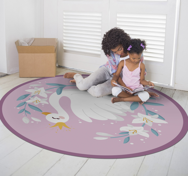 Tapete de vinil swan queen kids - TenStickers