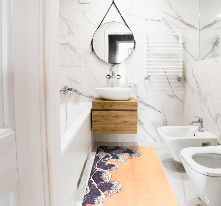 Tapete de vinil tradicional japonês - TenStickers