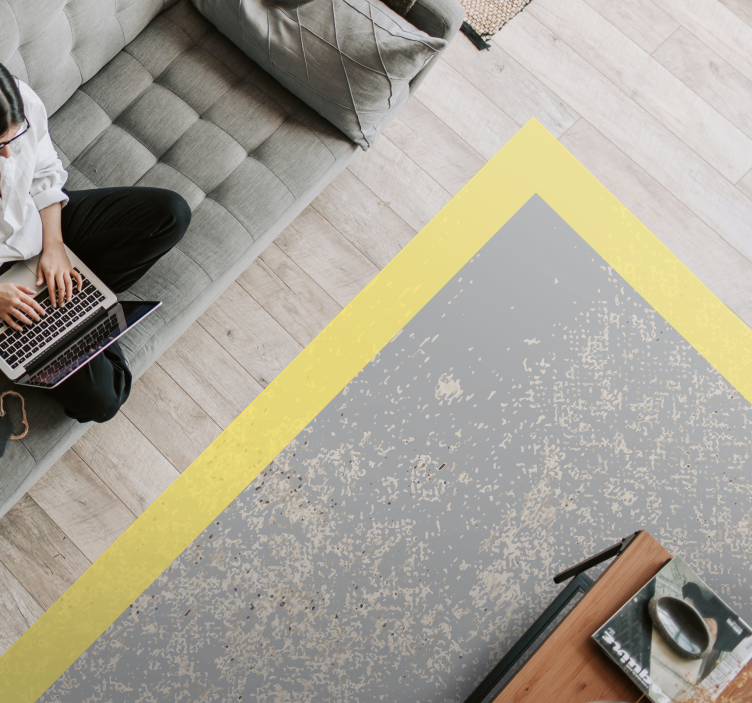 tapete em vinil retangular pantone geométrico - TenStickers