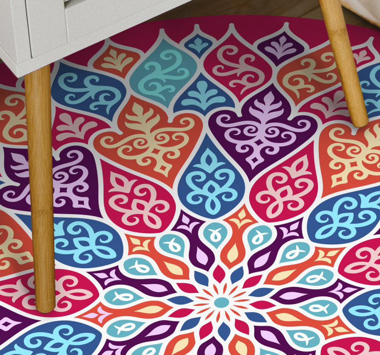Tapete mandala vinil multicolor - TenStickers