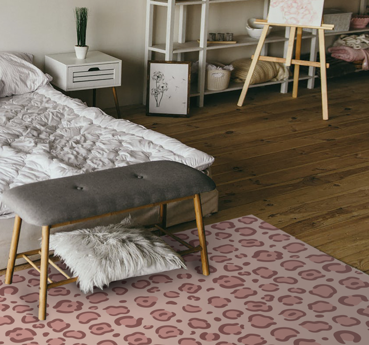 Tapete moderno de vinil com estampa animal de girafa - TenStickers