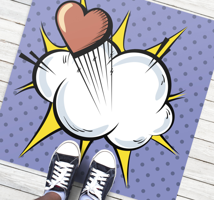 Tapete vintage em quadrinhos pop art - TenStickers
