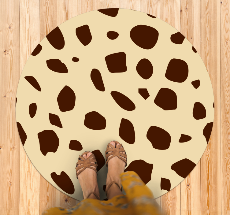 Tapete vinílico para gabinete Manchas de girafa - TenStickers