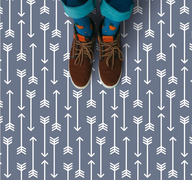 Tapete vinílico para gabinete riscas de flecha minimalistas - TenStickers