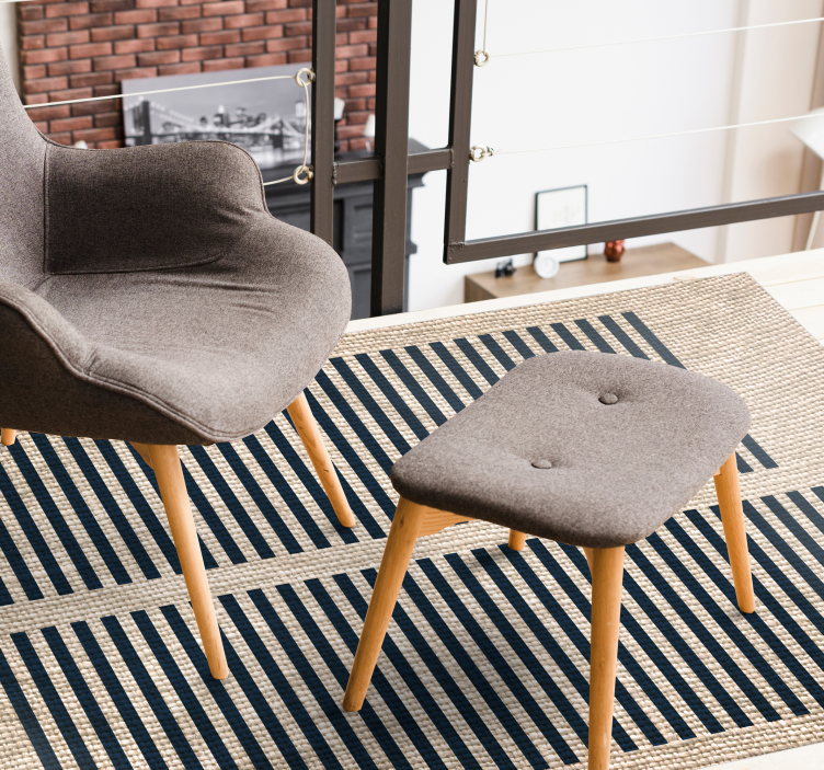 Tapete vinílico para gabinete Tapete de vinil nórdico marinho lis - TenStickers