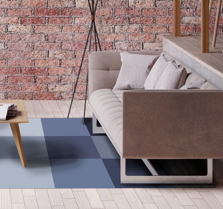 Tapete vinílico para gabinete Tom azul - TenStickers