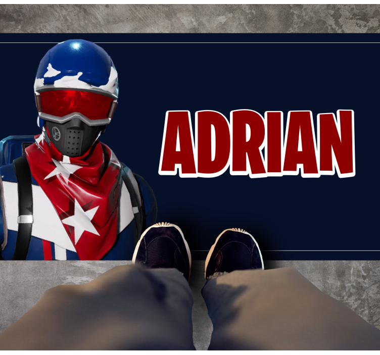 Tapete vinílico criança design de herói personalizado - TenStickers