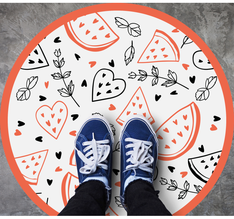 Tapete vinílico criança padrões de coração doce - TenStickers