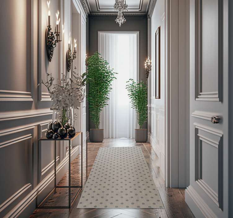 Tapete vinílico flores e plantas Padrão de flores pequenas - TenStickers