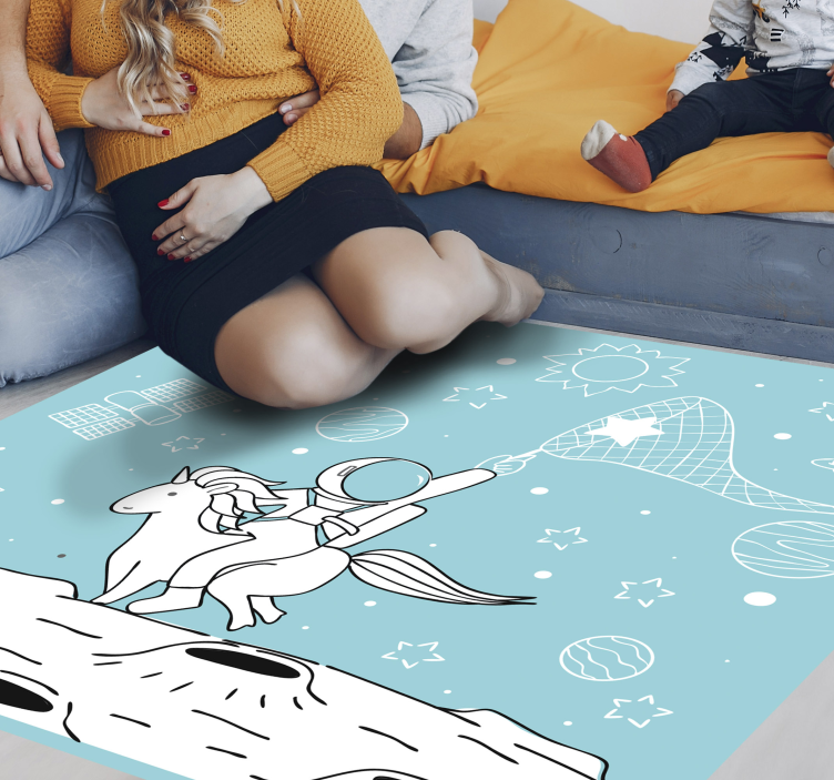 Tapete vinílico de jogos motivo de aventura espacial - TenStickers