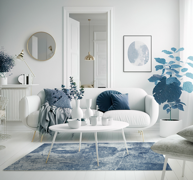 Tapete vinil de pedras efeito Cimento - TenStickers