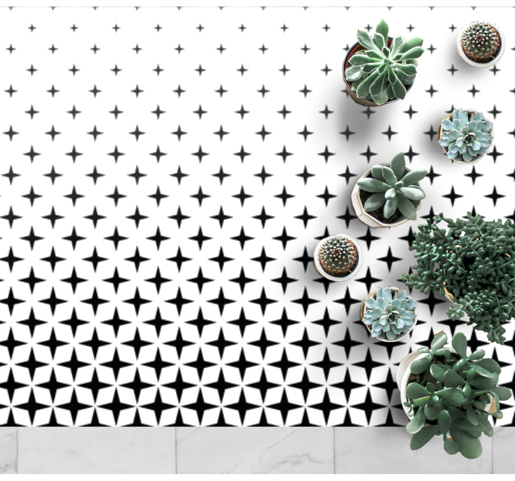 Tapete vinílico sala de estar elemento celeste - TenStickers