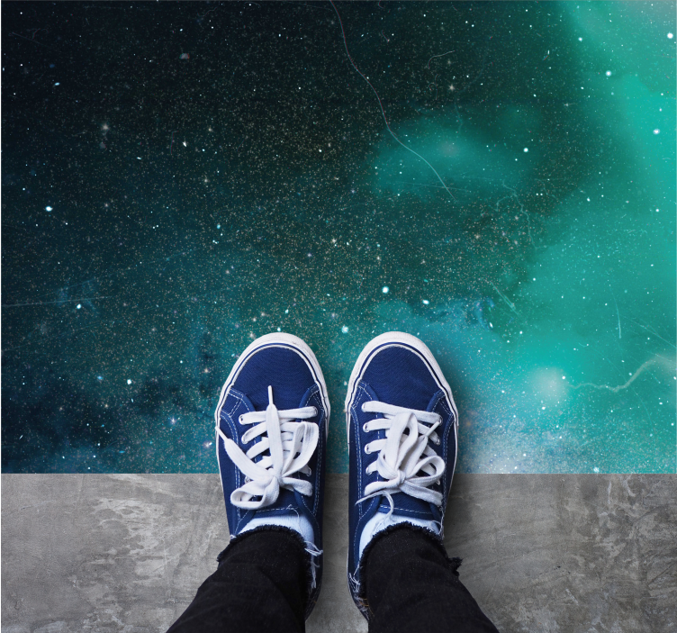 Tapete vinílico estrelas matiz da galáxia cósmica - TenStickers