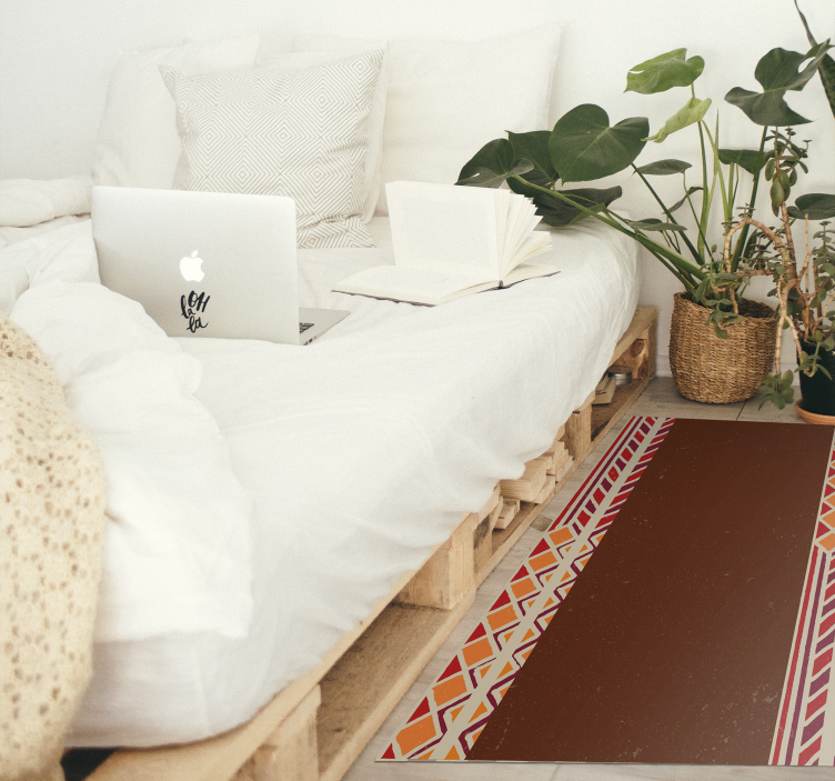 Tapete vinílico etnicas padrão de fronteira étnica - TenStickers