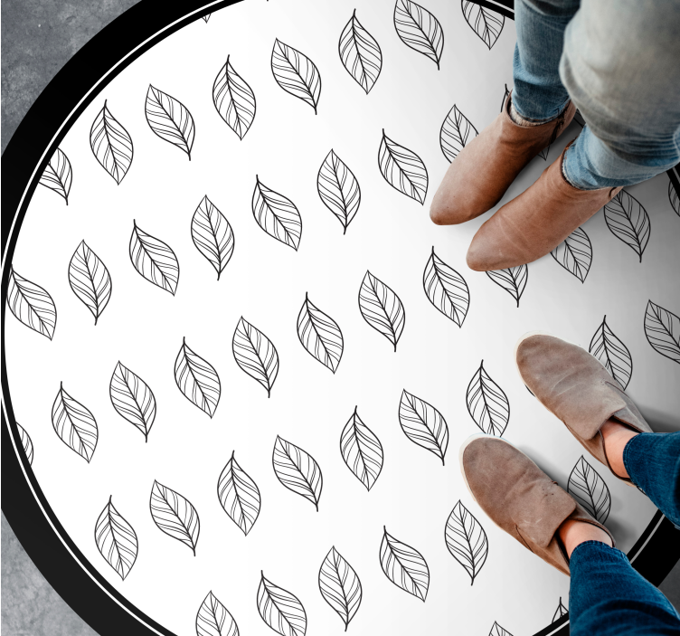 Tapete vinílico de flores e plantas esboço botânico - TenStickers