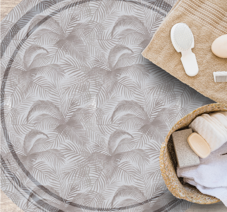 Tapete vinílico flores e plantas sobreposição botânica - TenStickers