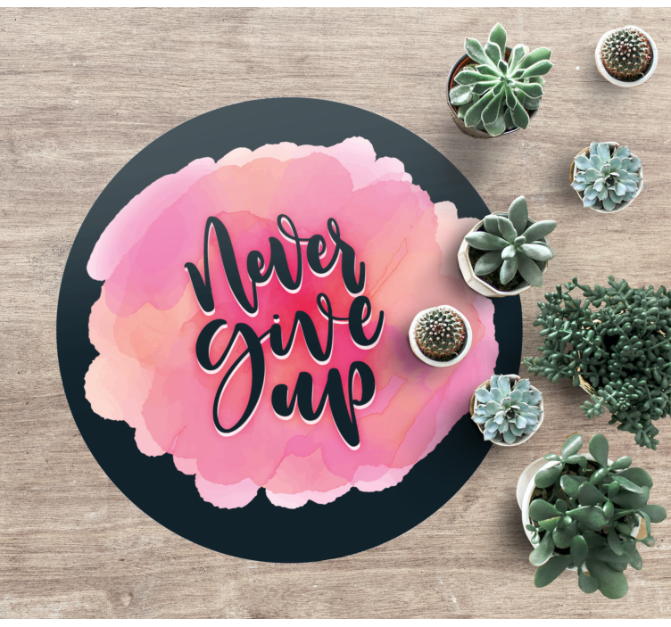 Tapete vinílico frases e textos perseverar incansavelmente - TenStickers