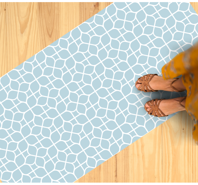 Tapete vinílico geométricas elementos brancos e cinzas - TenStickers