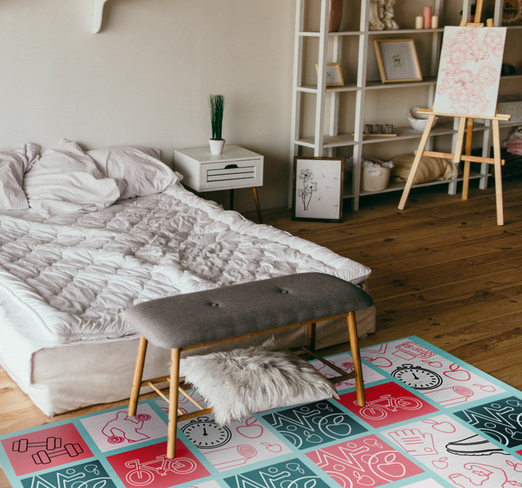 Tapete vinílico infantis decoração infantil lúdica - TenStickers