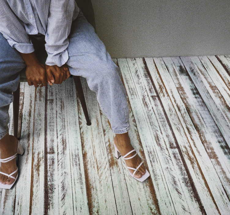 Tapete vinílico madeira descascar - TenStickers