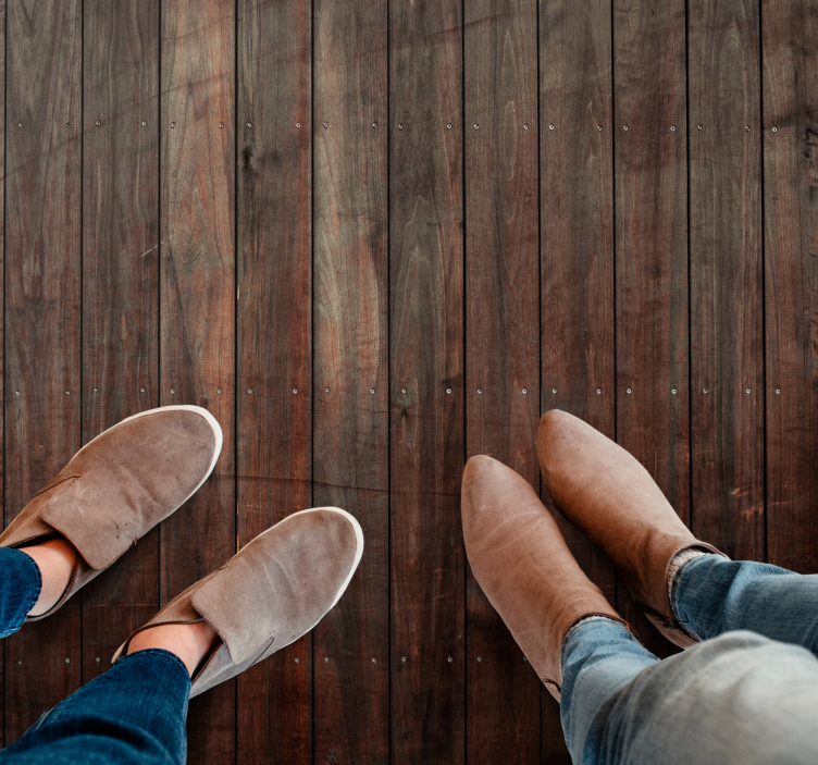 Tapete vinílico madeira superfície de madeira luxuosa - TenStickers