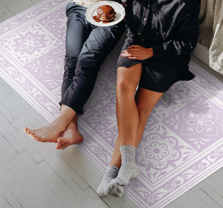 Tapete vinílico casa de banho elegância da mandala - TenStickers