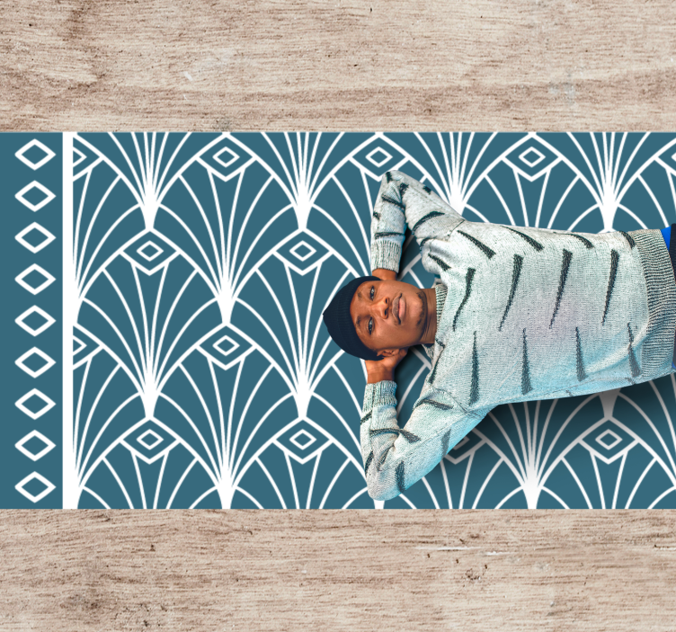 Tapete vinílico criança padrões art déco - TenStickers