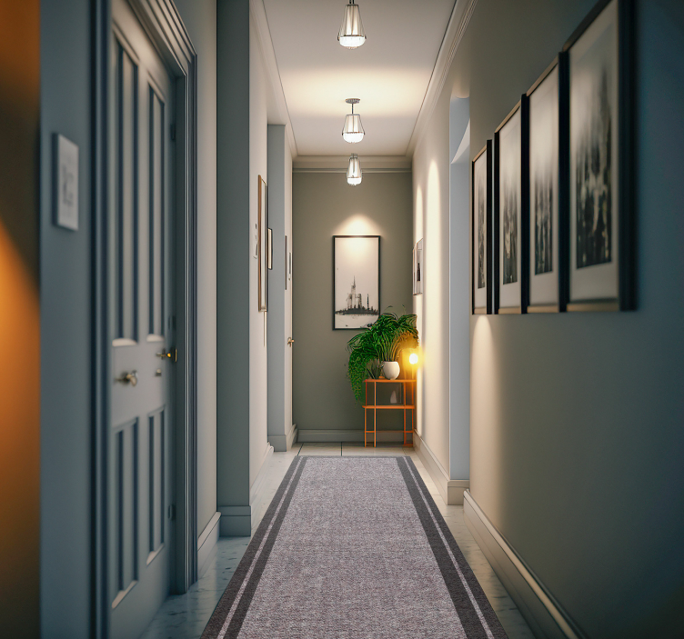 Tapete vinil moderno produtode moldura escura - TenStickers