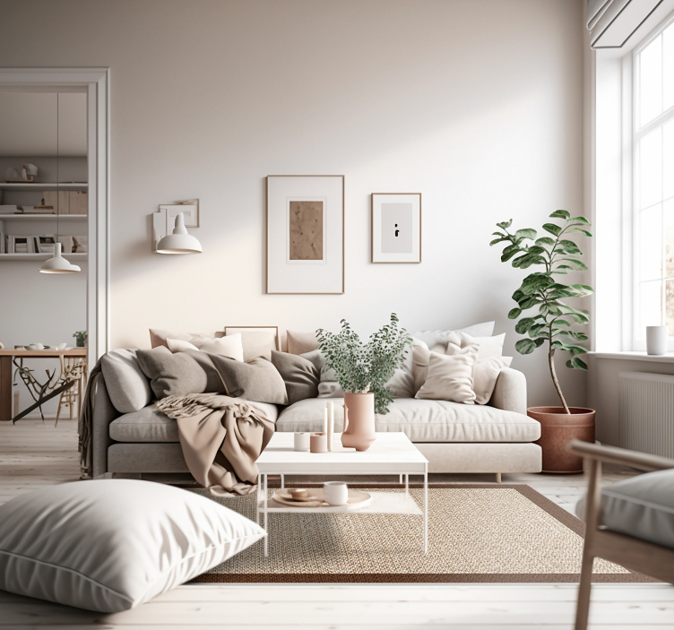 Tapete vinílico de outras texturas efeito Tecido - TenStickers