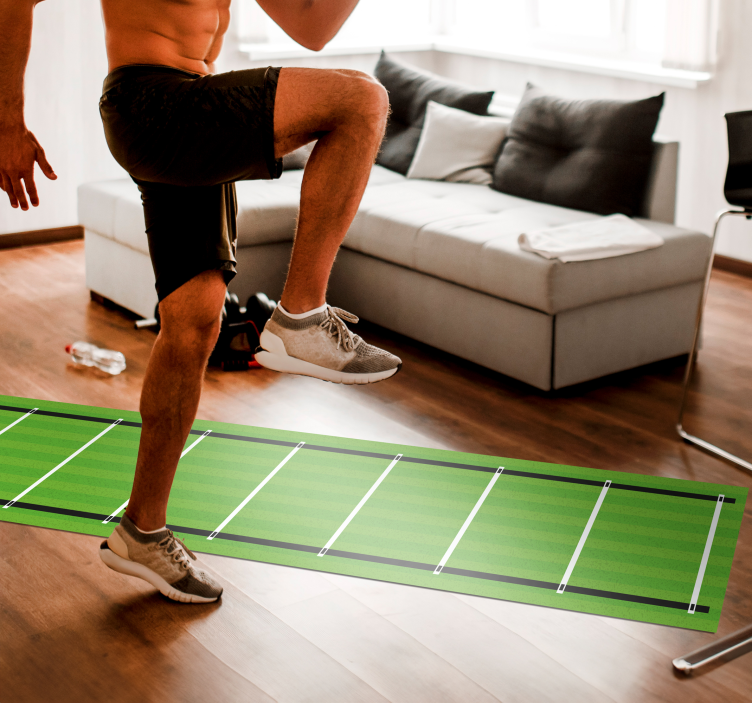 Tapete vinílico juvenil escada para treino de velocidade 5 metros - TenStickers