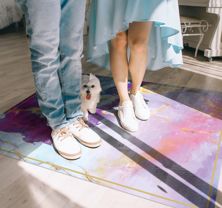 Tapete vinílico texturas abstrato em mármore - TenStickers