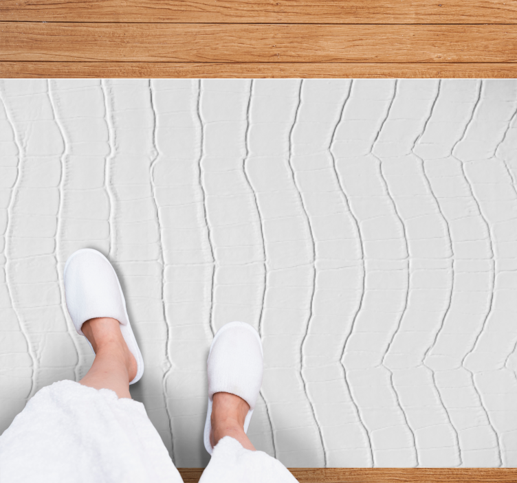 Tapete vinílico estampa de animal crocodilo elegante - TenStickers