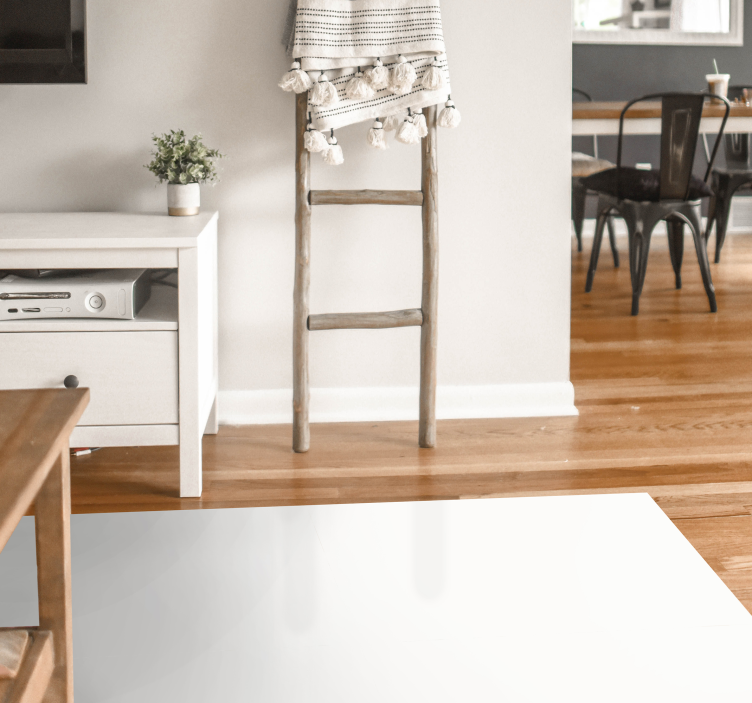 Tapete moderno retangular branco - TenStickers