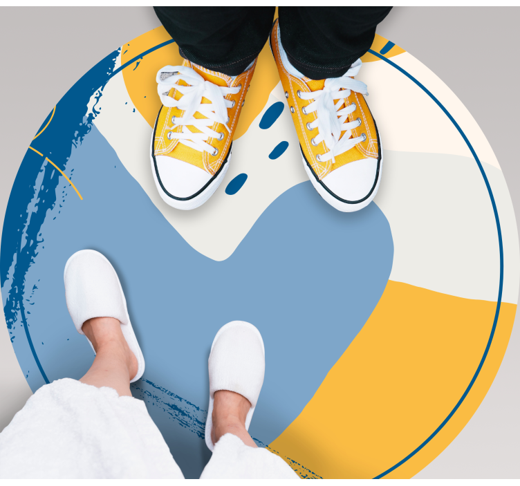 Tapete moderno de fundo minimalista colorido - TenStickers