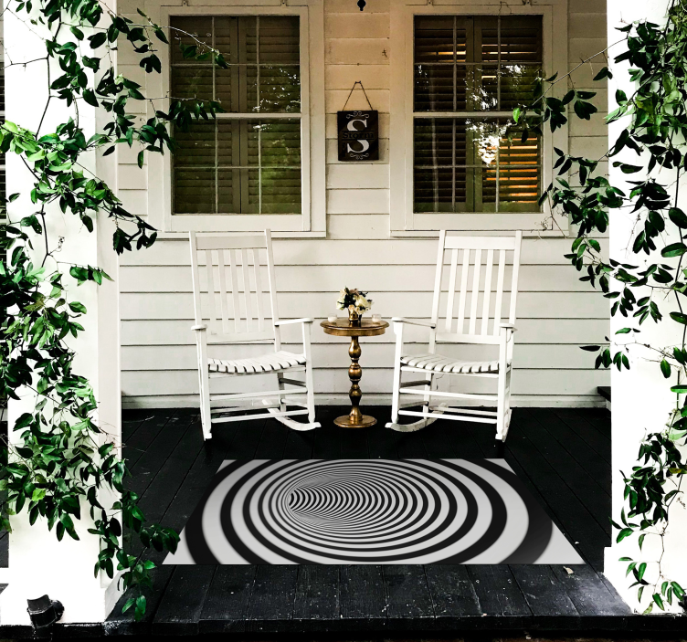 Tapetes geométricos de túnel 3d - TenStickers