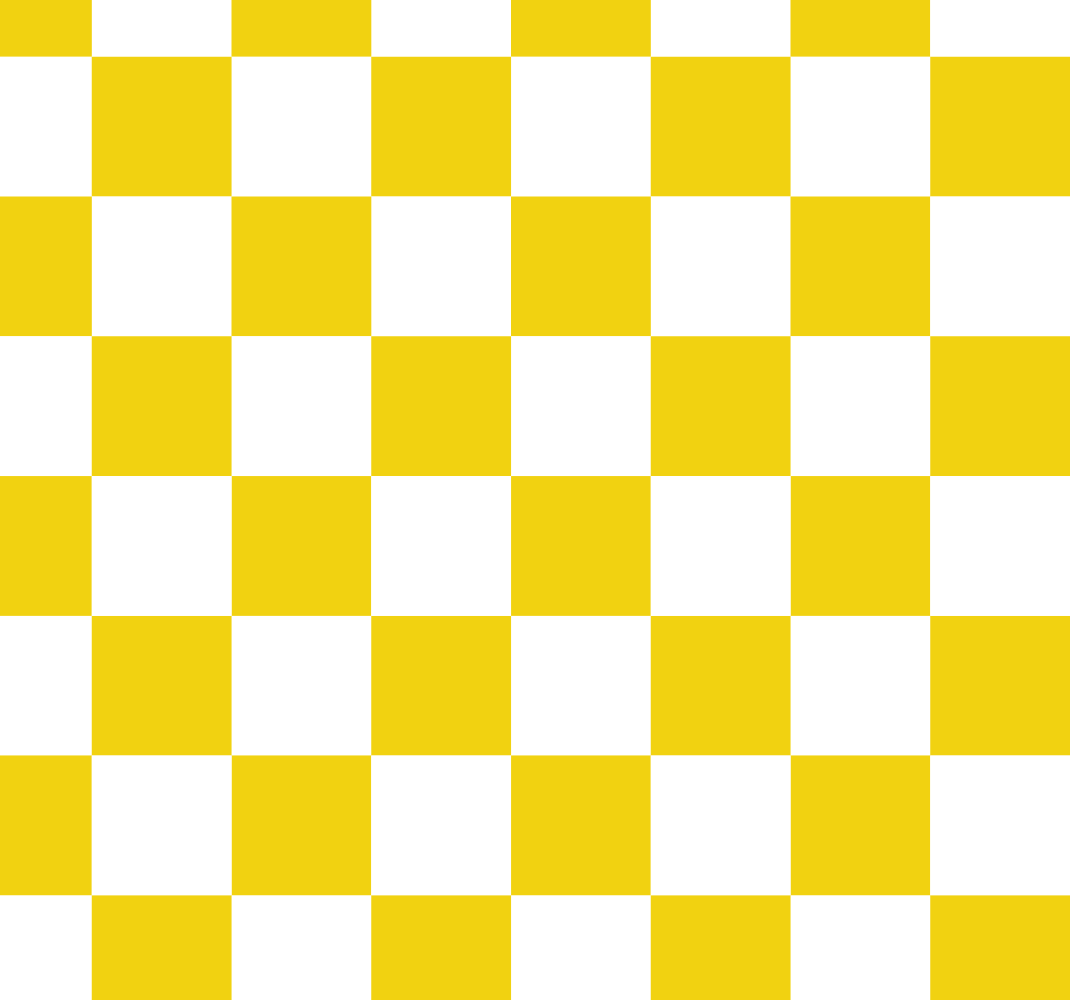 Tapete vinílico amarelo padrão xadrez - TenStickers