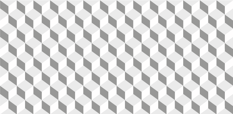 Tapete vinílico cozinha cubos cinzas - TenStickers