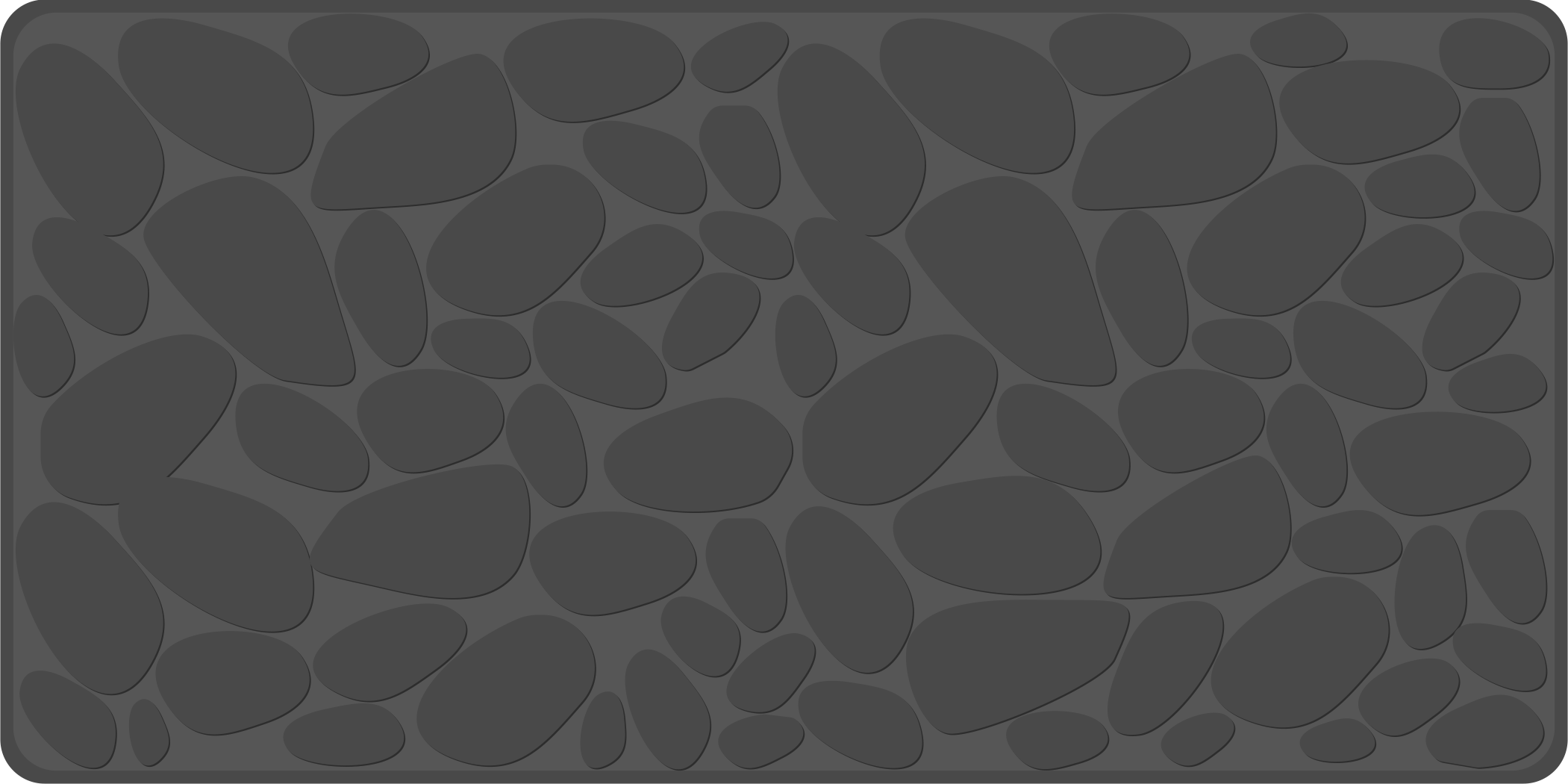 Tapete vinílico casa de banho efeito de rocha cinza - TenStickers