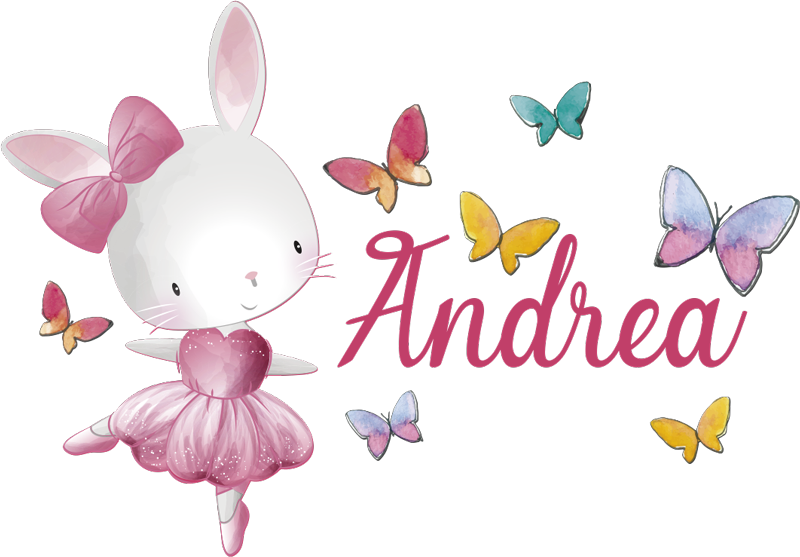 Tapete vinílico de animais bailando ballet - TenStickers