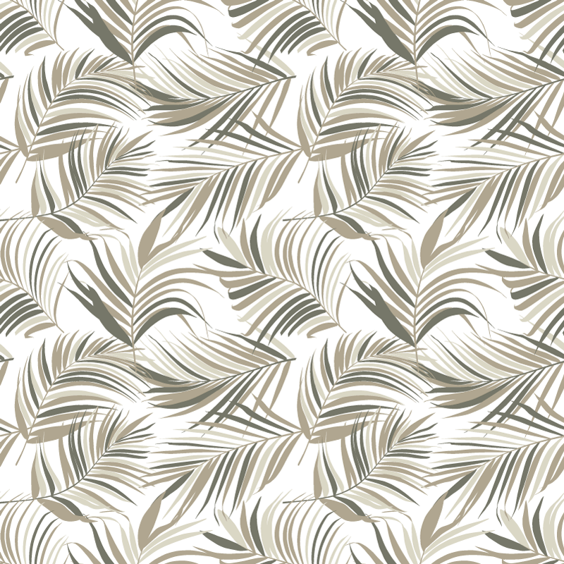 Tapete vinílico flores e plantas natureza exuberante - TenStickers