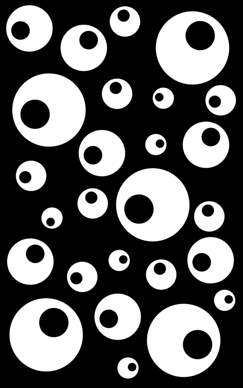 Tapete vinílico casa de banho pérolas d'água - TenStickers