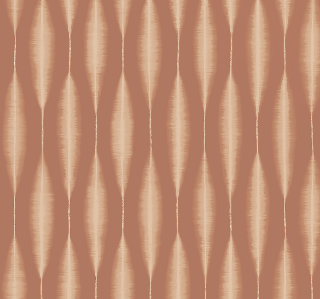 Tapete vinílico geométricas mocha mousse ikat kasuri - TenStickers