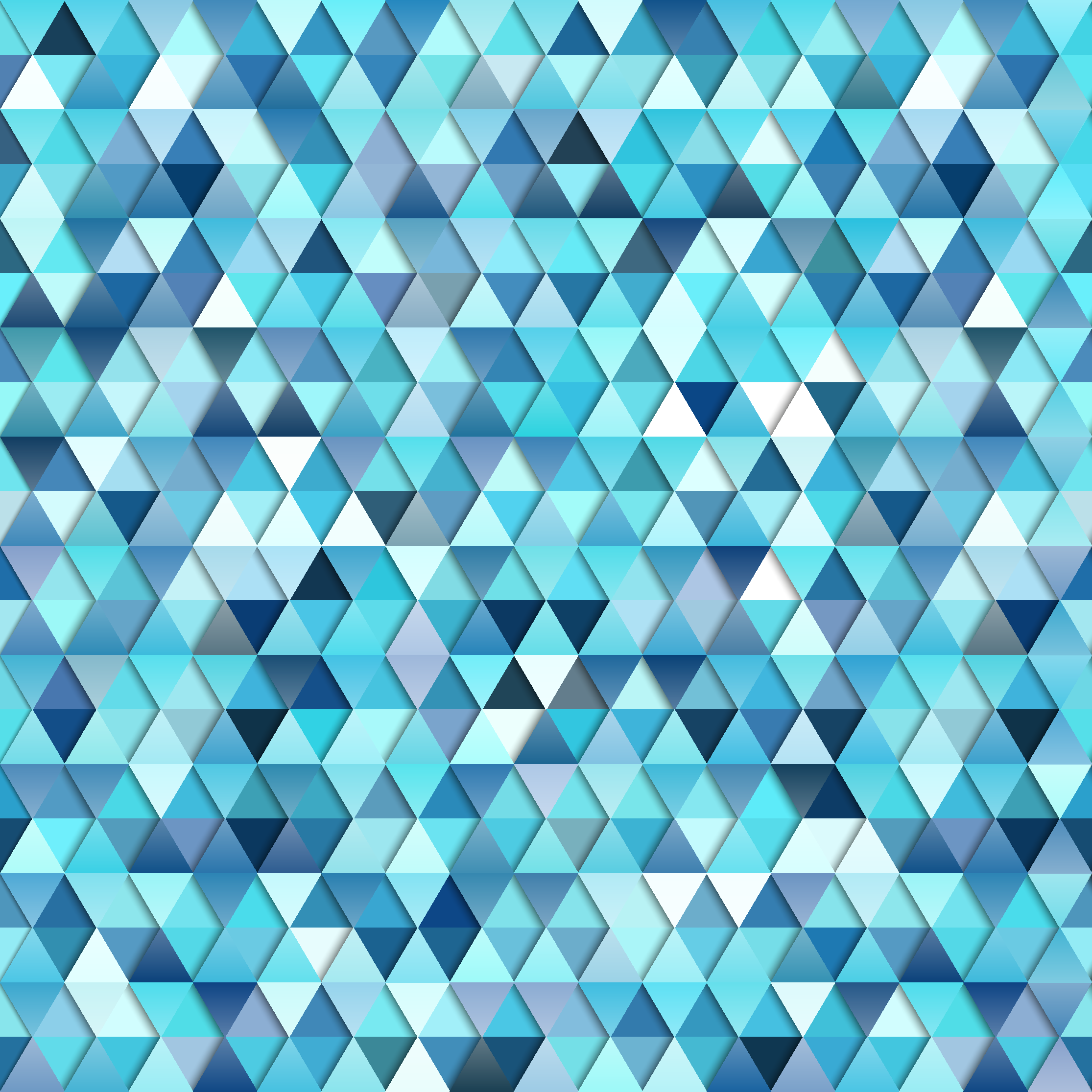 Tapete vinílico geométricas azul abstrato - TenStickers