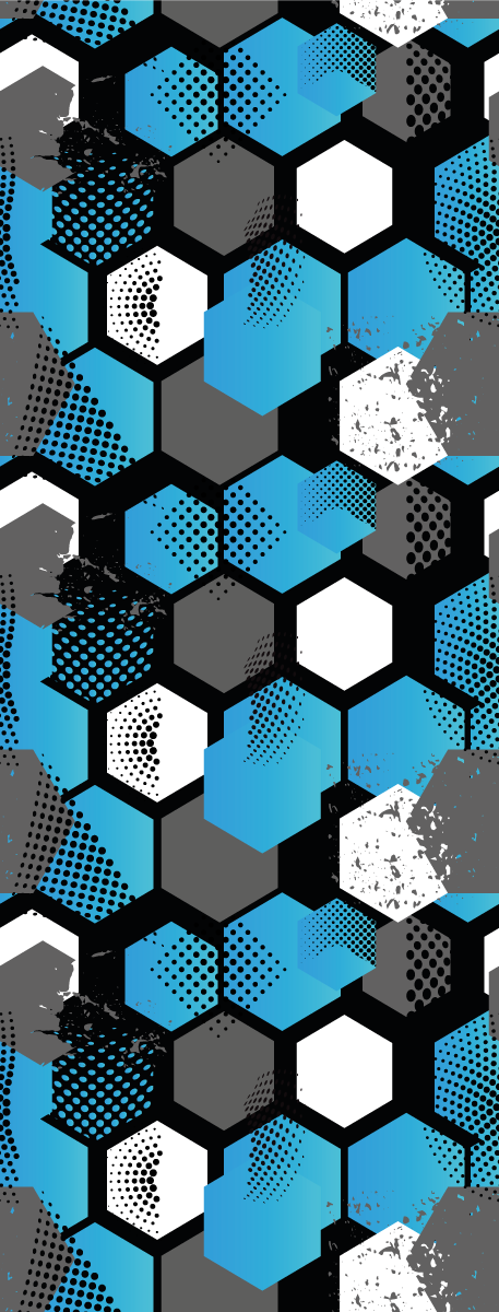 Tapete vinílico quarto fundo de futebol abstrato gradiente - TenStickers