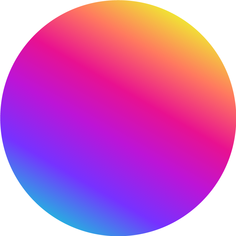 Tapete vinílico geométricas com gradiente colorido - TenStickers