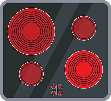 Tapete vinílico criança para cozinha vitrocerâmica - TenStickers