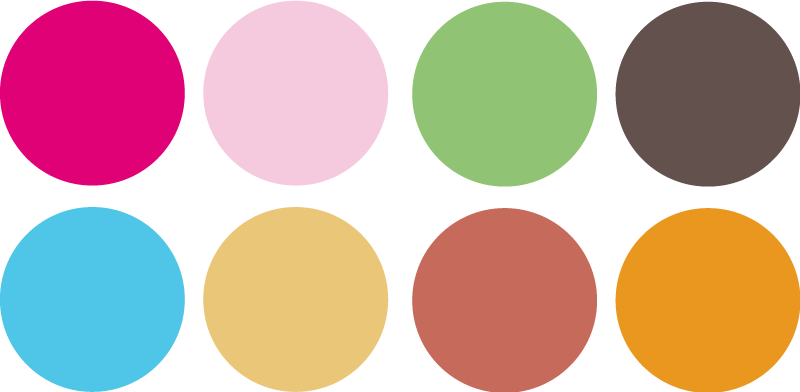 Tapete vinílico criança com adesivos coloridos - TenStickers