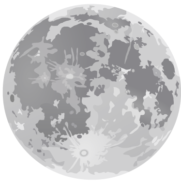 Tapete vinílico criança lua cheia - TenStickers