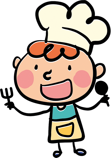 Tapete vinílico criança pequeno chef - TenStickers