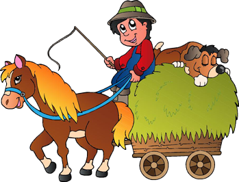 Tapete vinílico criança cavalo de balanço com carrinho - TenStickers